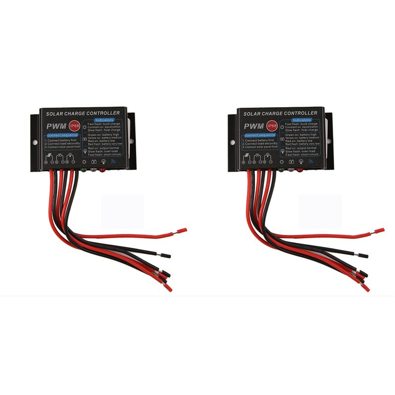 Pwm Charge Controller - YSS-2X 10A 12V IP67 Wasserdichter Solar-Laderegler
