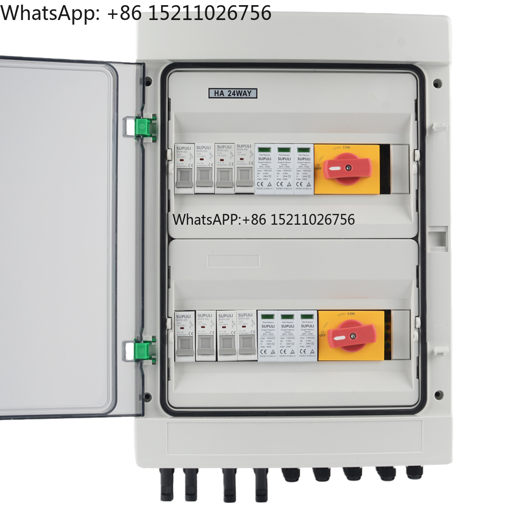 Solar Combiner Box - IP65 4 in 2 OUT 4