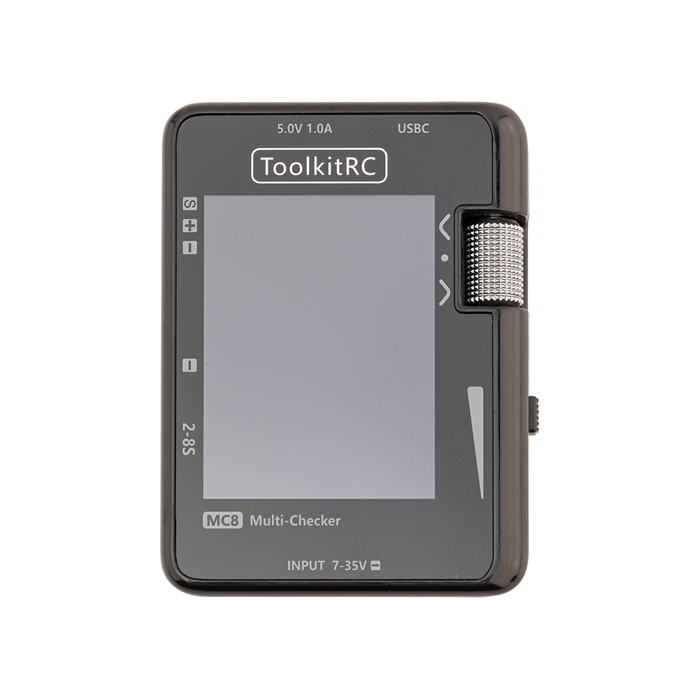 Pwm Charge Controller - ToolkitRC MC8 Mini-Zellenprüfer 32-Bit-Batterie-Multi-Checker mit USB-C-Schnellladung,