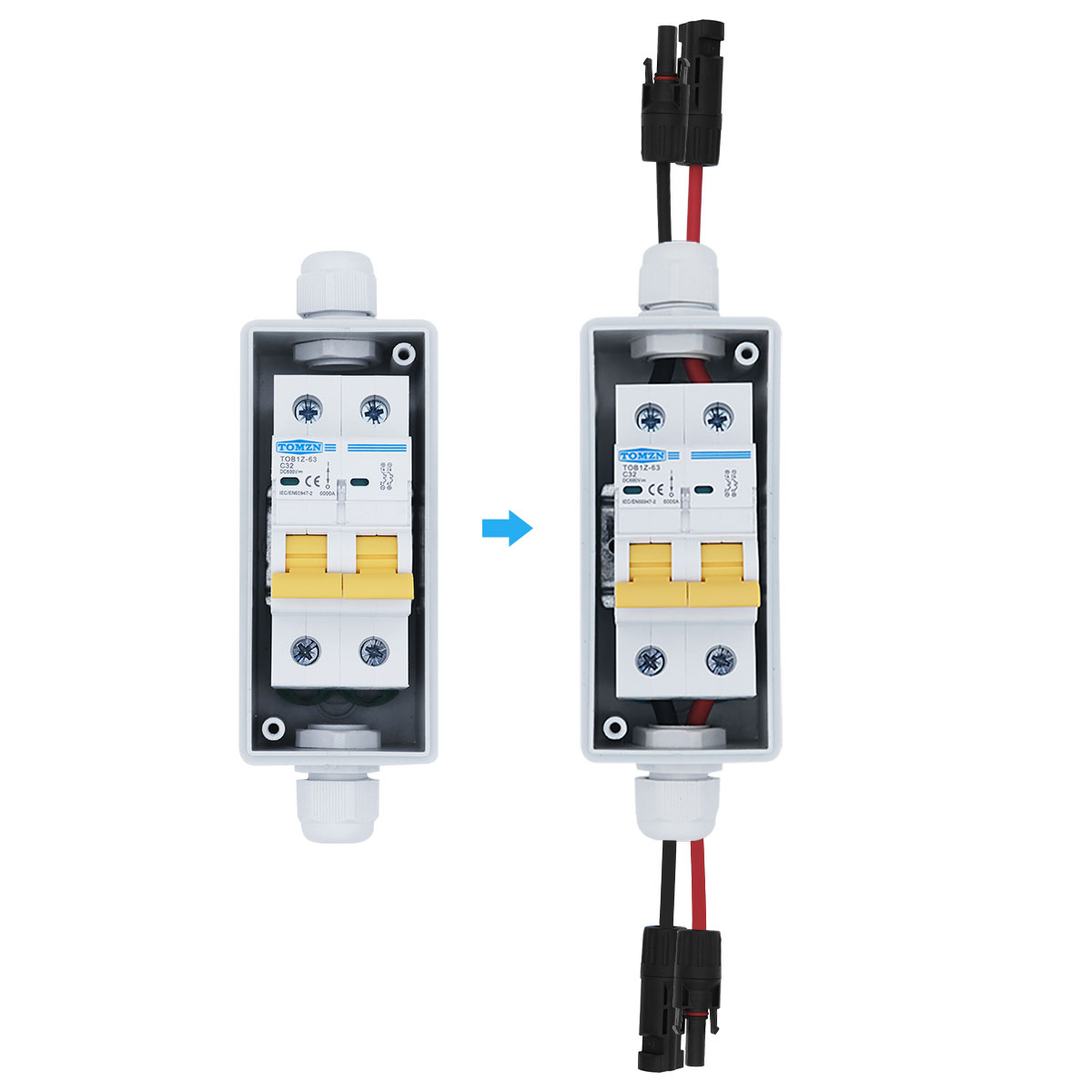 1 Stück TOMZN Solar-Photovolta – Solar Combiner Box Bewertung und Preis