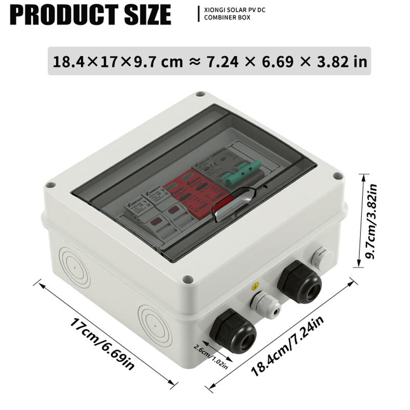 1 Stück Solar-Photovoltaik-PV- – Solar Combiner Box Bewertung und Preis