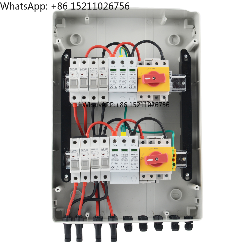 IP65 4 in 2 OUT 4 Strings 25A  – Solar Combiner Box Bewertung und Preis