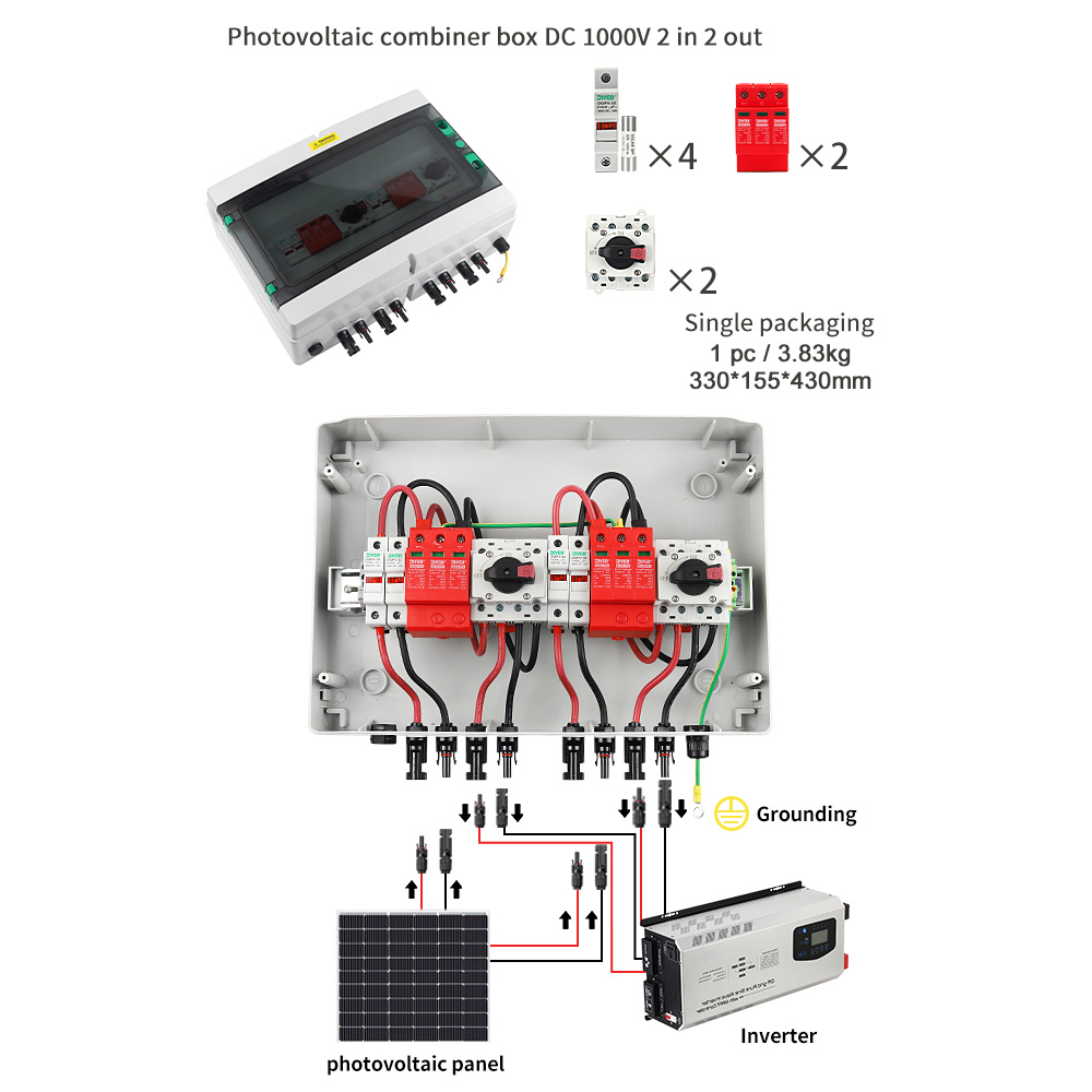 DIY GO Solar Photovoltaik 2 Ei – Solar Combiner Box Bewertung und Preis