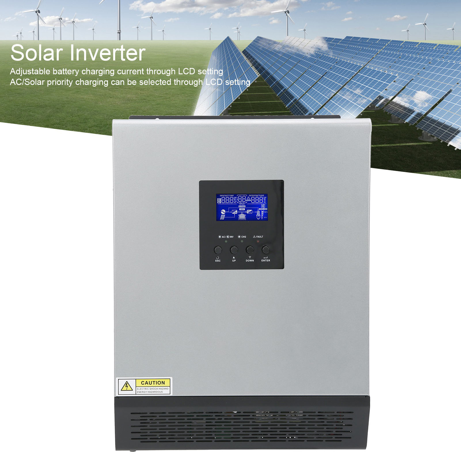 3KVA Hybrid-Solarwechselrichte – Pwm Charge Controller Bewertung und Preis