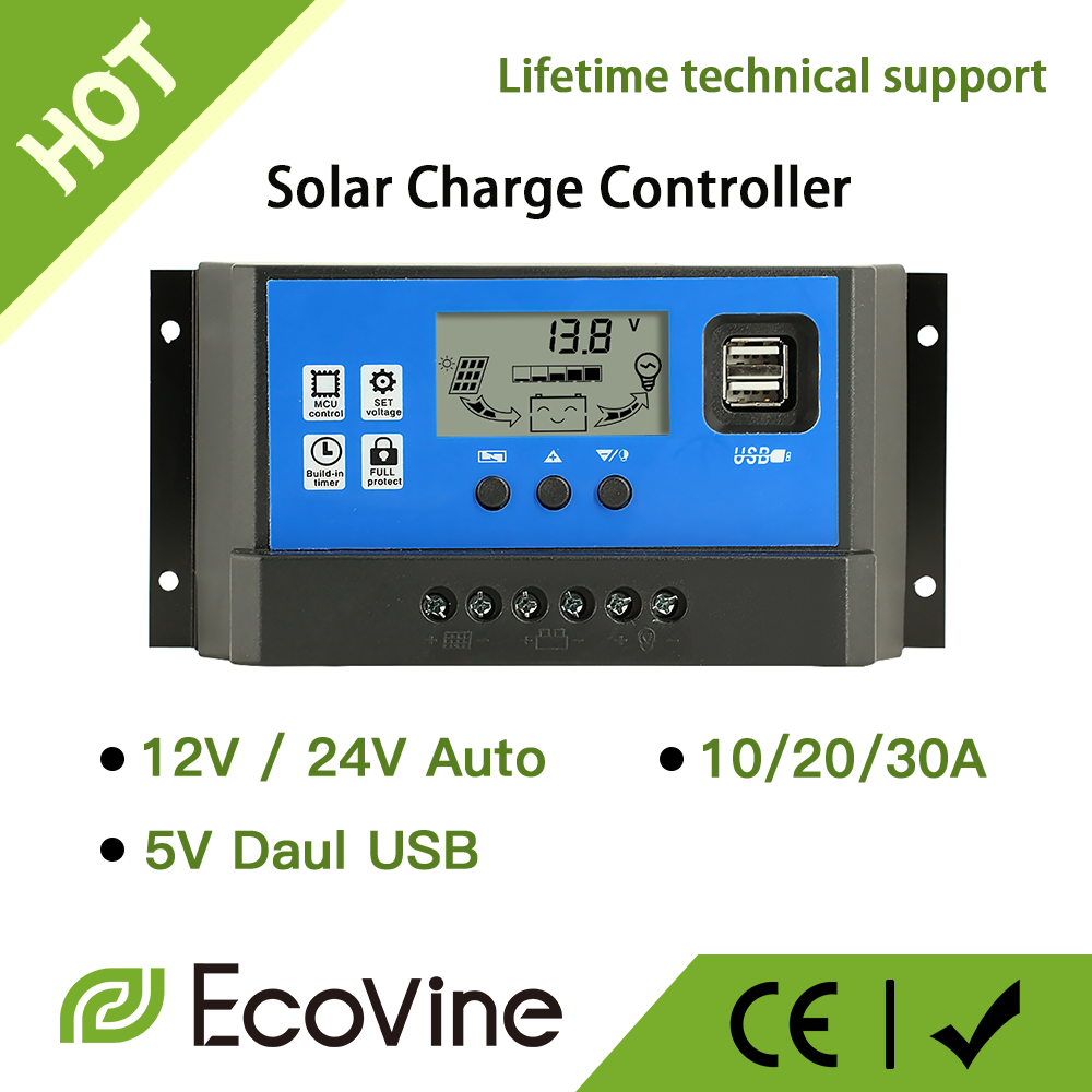 Solarpanel-Laderegler, 12 V, 2 – Pwm Charge Controller Bewertung und Preis