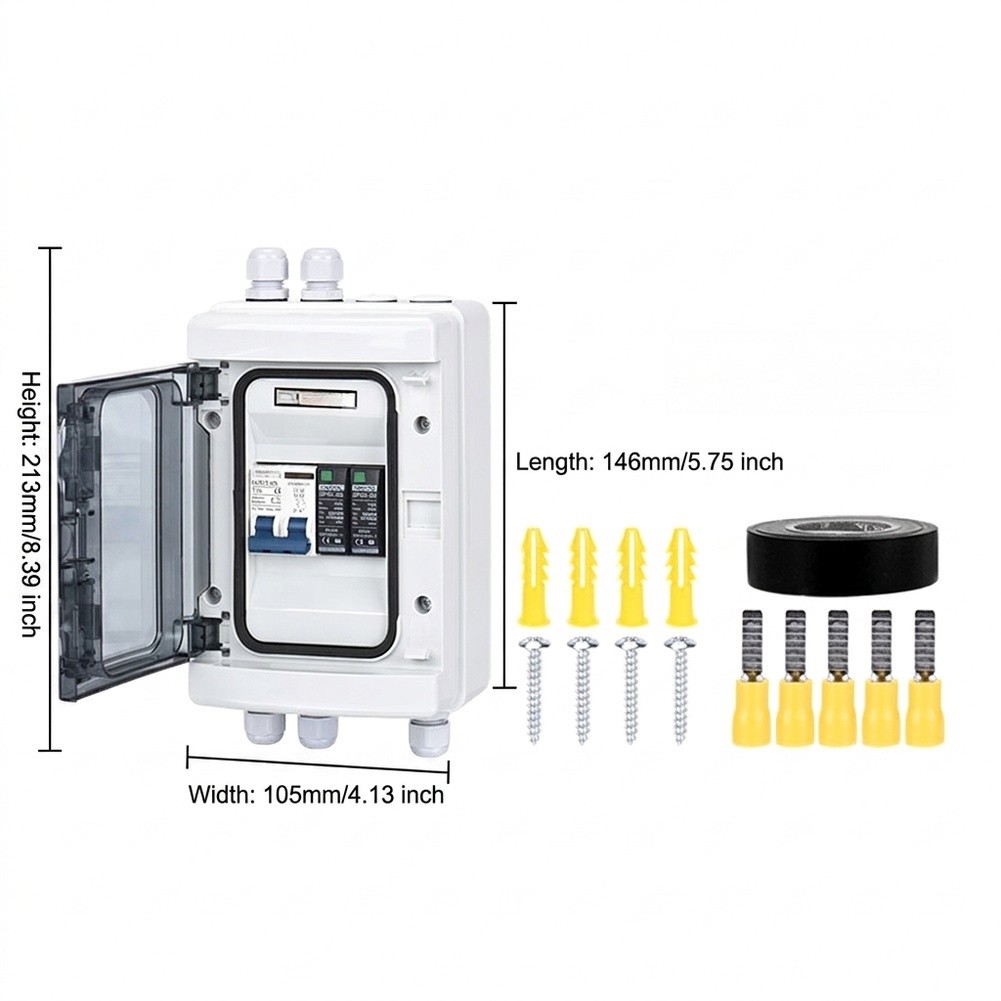 1 Set DC500V Photovoltaik-Comb – Solar Combiner Box Bewertung und Preis
